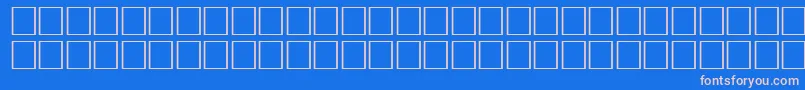 フォントFlameRegular – ピンクの文字、青い背景