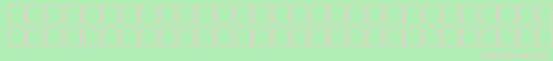 fuente FlameRegular – Fuentes Rosadas Sobre Fondo Verde