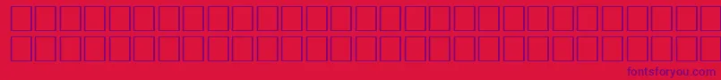 FlameRegular Font – Purple Fonts on Red Background
