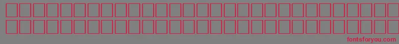 FlameRegular Font – Red Fonts on Gray Background