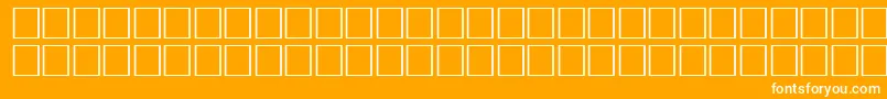 FlameRegular Font – White Fonts on Orange Background