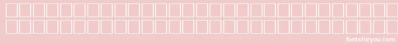 FlameRegular Font – White Fonts on Pink Background