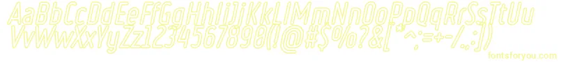 RulerVolumeOutline Font – Yellow Fonts