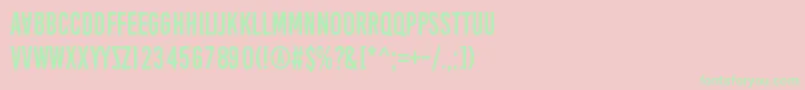 AprilFoolsDaySillyVrs Font – Green Fonts on Pink Background