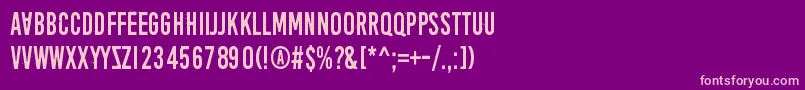 Police AprilFoolsDaySillyVrs – polices roses sur fond violet