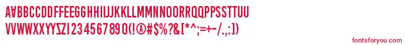 AprilFoolsDaySillyVrs Font – Red Fonts on White Background