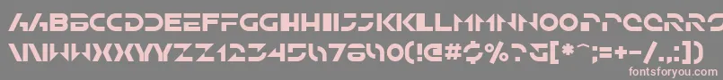 SfSolarSailer Font – Pink Fonts on Gray Background