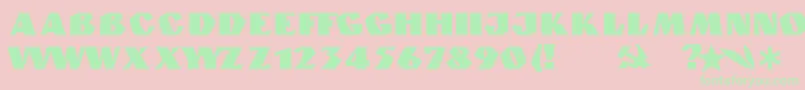 En savoir plus sur la police GranitNormal Police GranitNormal – polices vertes sur fond rose