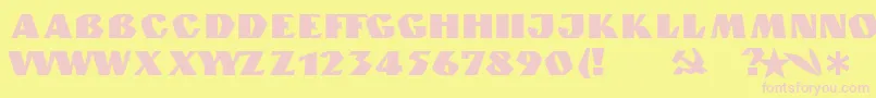 More about GranitNormal Font GranitNormal Font – Pink Fonts on Yellow Background