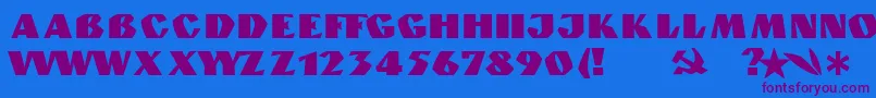 More about GranitNormal Font GranitNormal Font – Purple Fonts on Blue Background