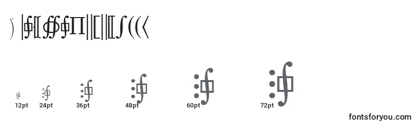 Размеры шрифта Quantapifivessk