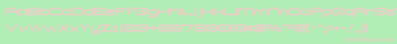 Troglo Font – Pink Fonts on Green Background