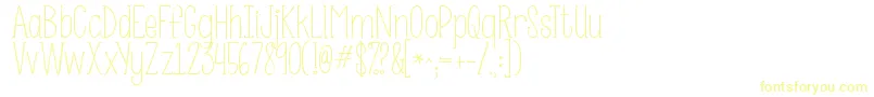 Kgsomebodythatiusedtoknow Font – Yellow Fonts