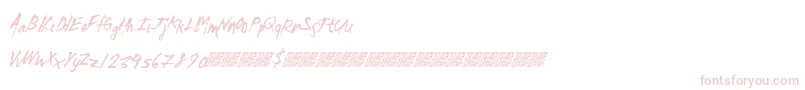 Madzombies Font – Pink Fonts on White Background