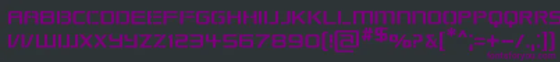 Republikaps Font – Purple Fonts on Black Background