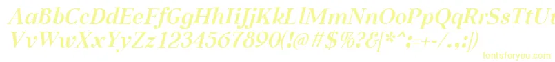 AabcedBoldItalic Font – Yellow Fonts
