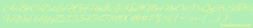 Más sobre la fuente AlexbrushRegular fuente AlexbrushRegular – Fuentes Amarillas Sobre Fondo Verde