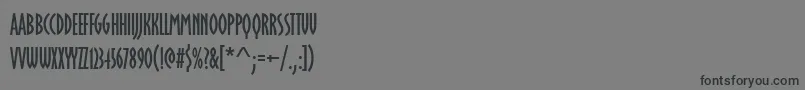 Oklahomasoft-Schriftart – Schwarze Schriften auf grauem Hintergrund