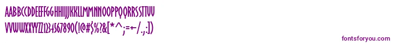 Oklahomasoft-Schriftart – Violette Schriften