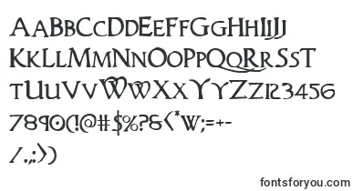 Woodgod font