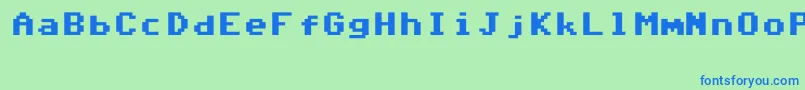 Commodore64V6.3 Font – Blue Fonts on Green Background