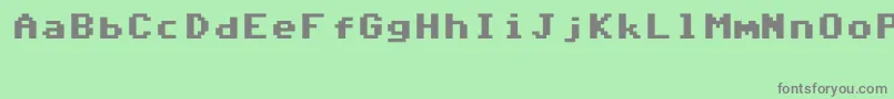 Commodore64V6.3 Font – Gray Fonts on Green Background