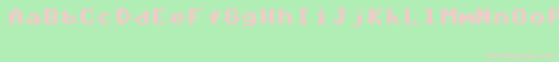 Commodore64V6.3 Font – Pink Fonts on Green Background