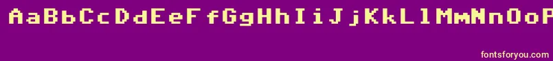 Commodore64V6.3 Font – Yellow Fonts on Purple Background