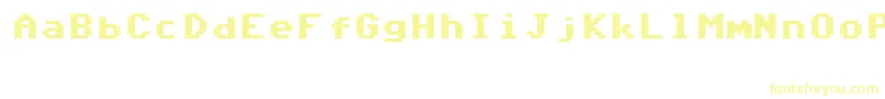 Commodore64V6.3 Font – Yellow Fonts on White Background