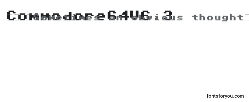 Commodore64V6.3 Font