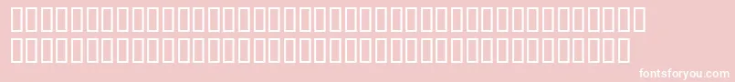 Arrows0 Font – White Fonts on Pink Background