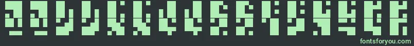 More about Microfuture Font Microfuture Font – Green Fonts on Black Background