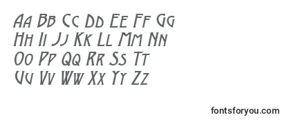 AModernocapsItalic Font