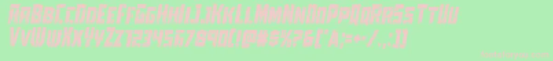Lisätietoja Towerruinscondital-fontista Towerruinscondital-fontti – vaaleanpunaiset fontit vihreällä taustalla