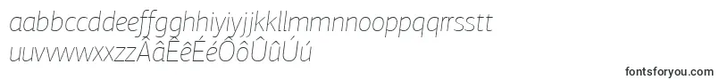 Czcionka PfagorasansproXthinitalic – czcionki fryzyjskie
