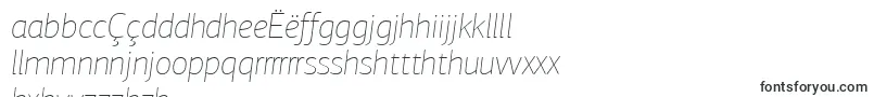 Шрифт PfagorasansproXthinitalic – ньянджа шрифты