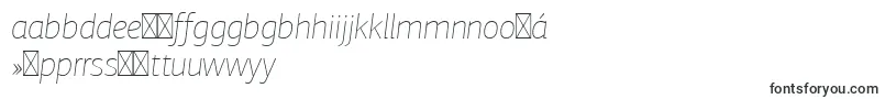 フォントPfagorasansproXthinitalic – ヨルバ文字