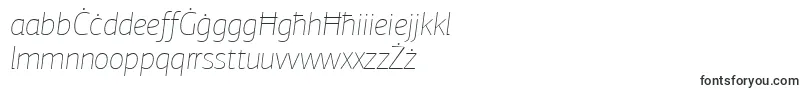 PfagorasansproXthinitalic Font – Maltese Fonts