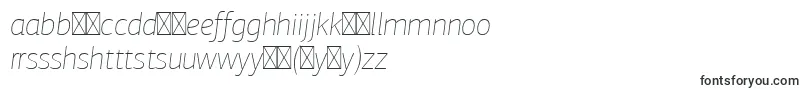 フォントPfagorasansproXthinitalic – ハウスフォント