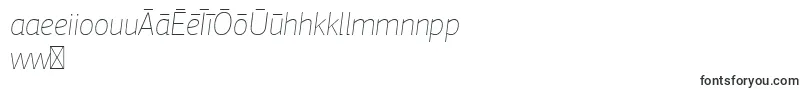 Czcionka PfagorasansproXthinitalic – hawajskie czcionki