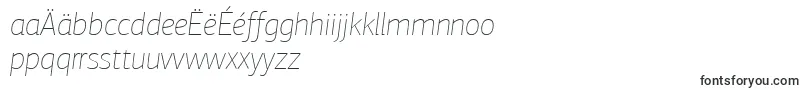 Czcionka PfagorasansproXthinitalic – macedońskie czcionki