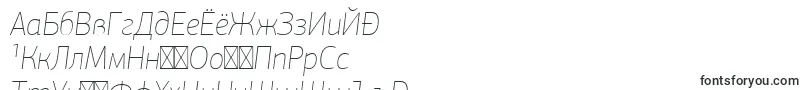 Fonte PfagorasansproXthinitalic – fontes quirguizes
