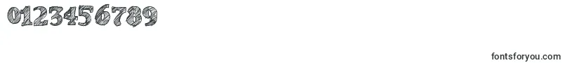 SketchToska Font – Fonts for Numbers and Digits