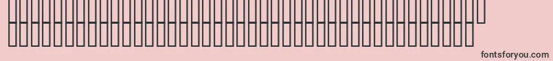 Taquesau-Schriftart – Schwarze Schriften auf rosa Hintergrund