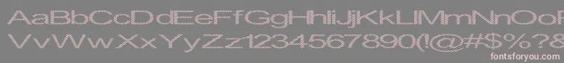 InninghamSpread Font – Pink Fonts on Gray Background