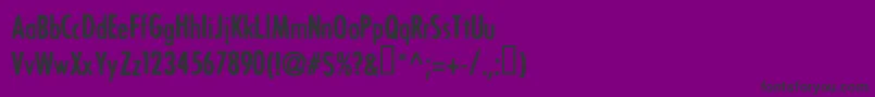 fuente Bonvv – Fuentes Negras Sobre Fondo Morado