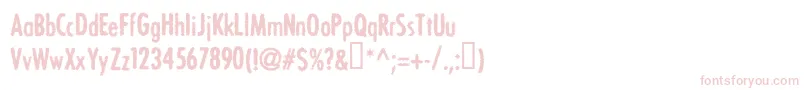 Bonvv Font – Pink Fonts on White Background