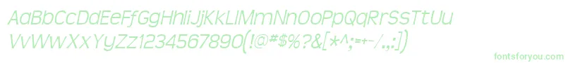 Teenlita Font – Green Fonts