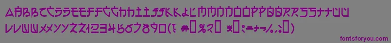 Electroharmonix2 Font – Purple Fonts on Gray Background