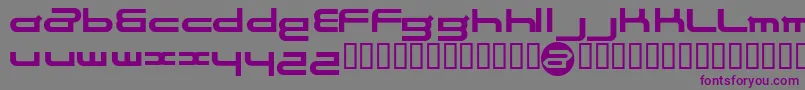 Electran Font – Purple Fonts on Gray Background